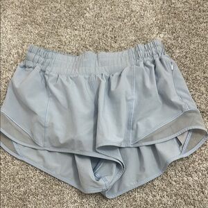 Blue lululemon hotty hot Shorts